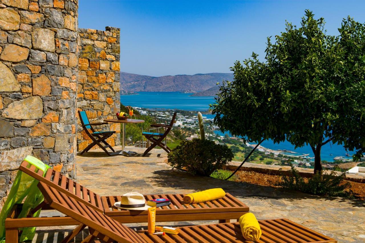 Athina Stunning Elounda View Apartment Exterior foto